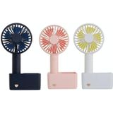 MR-005 Summer Portable Mute Desktop USB Handheld Mini Fan(Pink)