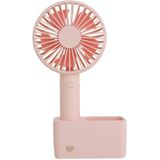 MR-005 Summer Portable Mute Desktop USB Handheld Mini Fan(Pink)