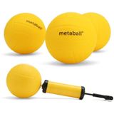 Metaball 6 in 1 Outdoor Mini Inflatable Volleyball + Volleyball Net + Pump Spike-ball Game Set
