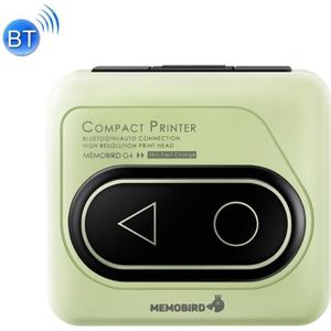 Memobird G4 Handheld Home Student Search Question Graffiti Notes Portable Bluetooth Thermal Printer(Avocado Green)