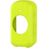 For Garmin Edge 530 Stopwatch Silicone Case(Lime)
