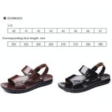 Antislip buitenkleding Dual-gebruik Sandalen Slippers Mannen Casual Strandschoenen  Grootte: 41 (Zwart)