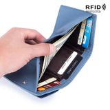 CL-2753 Lederen RFID korte portemonnee portemonnee