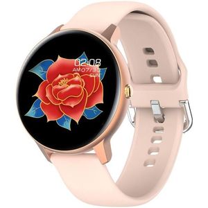 W68 1.4 inch Color Screen Smart Watch  IP68 Waterproof  Support Temperature Monitoring/Heart Rate Monitoring/Blood Pressure Monitoring/Sleep Monitoring/Predict Menstrual Cycle Intelligently(Pink)