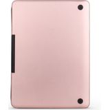 F611 Detachable Colorful Backlight Aluminum Backplane Wireless Bluetooth Keyboard Protective Case for iPad Air 2 / 9.7 (2018) / 9.7 inch (2017) / Air / Pro 9.7 inch (Rose Gold)