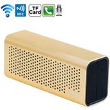 YM-308 Portable Rechargeable NFC Bluetooth Speaker  for Bluetooth Mobile Phone / Tablet  Support TF Card(Gold)
