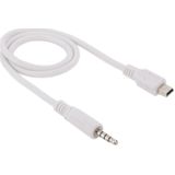 3.5mm Male to Mini USB Male Audio AUX Cable  Length: about 50cm