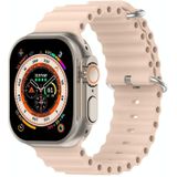 Oceaan siliconen horlogeband voor Apple Watch Ultra 49 mm / serie 8 & 7 45 mm / SE 2 & 6 & SE & 5 & 4 44 mm