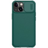 NILLKIN Black Mirror Pro Series Camshield Full Coverage Dust-proof Scratch Resistant Phone Case For iPhone 13(Green)
