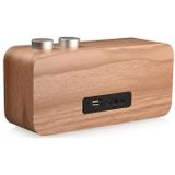 Q7 Subwoofer Wooden Bluetooth Speaker  Support TF Card & U Disk & 3.5mm AUX(Yellow Wood)