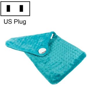 FY-1224 30x60cm multifunctionele intelligente temperatuurregeling Timing elektrische deken  kleur: pauwblauw (US-stekker)