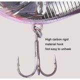 DF065 9g Double Paddle Tractor Surface Tether Roadrunner Fake Lure Lange afstand Casting Lure (Red Head Silver)