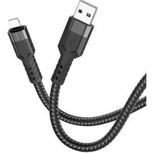 hoco U110 2.4A USB naar 8-pins oplaadgegevenskabel (Lengte): 1 2 m