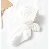 Spring And Autumn Children Tights Baby Knitting Pantyhose Size: S 0-1 Years Old(White)