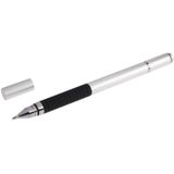 2 in 1 Stylus Touch Pen + Ball Pen  For iPhone 6 & 6 Plus / 5 & 5S & 5C  iPad Air 2 / iPad mini 1 / 2 / 3 / New iPad (iPad 3) / iPad and All Capacitive Touch Screen(Silver)