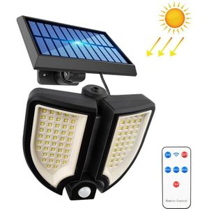 18W 90 LED Outdoor Separated Solar Light Household Human Body Induction Wall Light