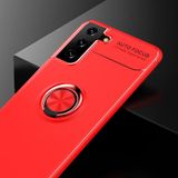 For Samsung Galaxy S30 Metal Ring Holder 360 Degree Rotating TPU Case(Red+Red)