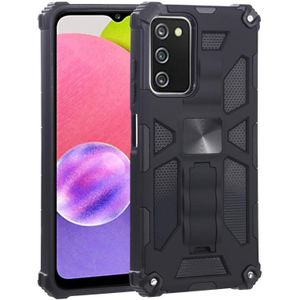 Voor Samsung Galaxy A03S 166mm schokbestendig TPU + PC magnetische telefoonhoesje met houder