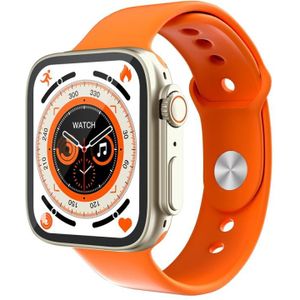 KD99 Ultra 1 99 inch IPS-scherm Smart Watch  ondersteuning voor hartslag- en bloedzuurstofbewaking / sportmodi (goud + oranje)