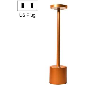 JB-TD003 I-vormige tafellamp creatieve decoratie retro eetkamer bar tafellamp  specificatie: US Plug (Goud)