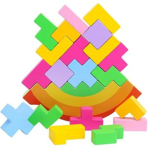Regenboog Swing Jenga kinderen evenwicht Toy Tetris puzzel speelgoed