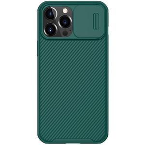 NILLKIN Black Mirror Pro Series Camshield Full Coverage Dust-proof Scratch Resistant Phone Case For iPhone 13 Pro(Green)