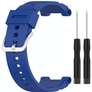 For Huawei Kids Watch 4X Silicone Replacement Strap Watchband with Dismantling Tools  One Size(Blue)