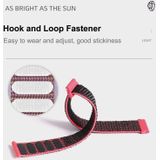 Voor Garmin VivoActive 3 Nylon Loop Vervanging Strap Watchband (China Red)