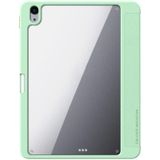 NILLKIN PC + TPU Horizontal Flip Leather Case with Holder & Pen Slot & Sleep / Wake-up Function For iPad Air 10.9 2020 / Air 4(Green)