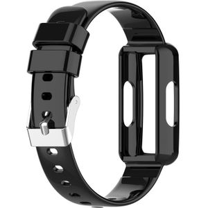 Voor Fitbit Ace 3 Transparante siliconen geïntegreerde horlogeband