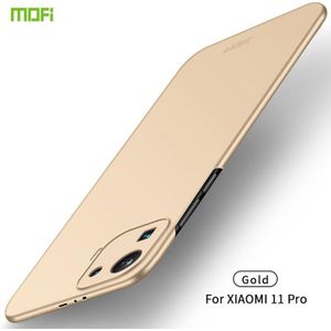 For Xiaomi Mi 11 Pro MOFI Frosted PC Ultra-thin Hard Case(Gold)