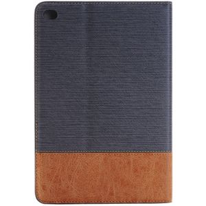 Kruis textuur horizontale Flip Smart lederen draagtas met houder & Card Slots & portemonnee voor iPad Mini 4(Grey)