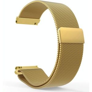 20mm Milanese Stainless Steel Replacement Watchband for Amazfit GTS / Amazfit GTS 2(Gold)