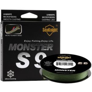 Seaknight 9 Series of Strong Horse PE Line 300 Meters Braided Fishing Line  Line number: 4.0  Color:Green