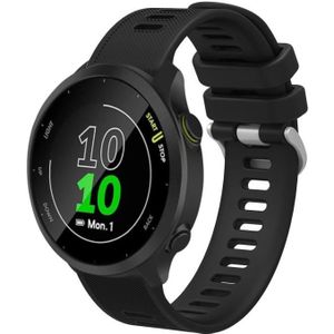 For Samsung Galaxy Watch Active 2 44mm 20mm Silicone Twill Watch Band(Black)