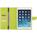 MERCURY GOOSPERY FANCY DIARY for iPad Air Cross Texture Leather Case with Card Slot & Holder & Wallet(Navy Blue)