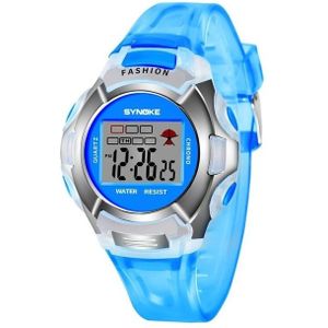 SYNOKE 99329 Waterproof Luminous Sports Electronic Watch for Children(Blue)