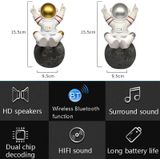 Wireless Bluetooth Small Speaker TWS Mini Portable Astronaut Audio(Silver Gray)