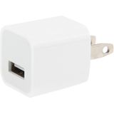 2 in 1 (5V 1A Plug Travel Charger Adapter + 1m 8-pins Sync laadt kabel)  voor iPad  iPhone  Galaxy  Huawei  Xiaomi  LG  HTC en andere Smart Phones  oplaadbare Devices(White)