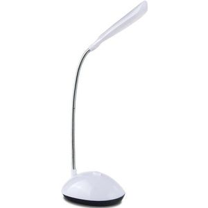 2 PCS Flexible Adjustable Portable Bedroom Reading Desk Lamp LED Night Light for Children(White)