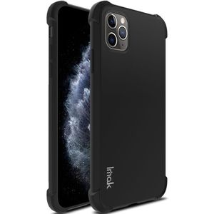 For iPhone 11 Pro IMAK All-inclusive Shockproof Airbag TPU Case  with Screen Protector(Black)
