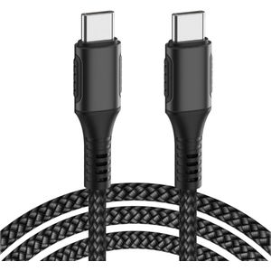 WIWU F20 PD 100W Type-C to Type-C Fast Charging Cable  Length : 2m (Black)