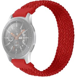 20mm Universal Nylon Weave Replacement Strap Watchband(Red)