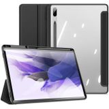 Voor Samsung Galaxy Tab S8 Plus / S7 Plus / S7 Fe DUX DUCIS TOBY SERIE HORIZONTELIJKE FLIP Tablet Case (Black)