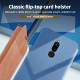 For Xiaomi RedMi 8 MOFI Crazy Horse Texture Horizontal Flip Protective Leather Case(Blue)