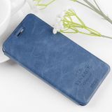 For Xiaomi RedMi 8 MOFI Crazy Horse Texture Horizontal Flip Protective Leather Case(Blue)