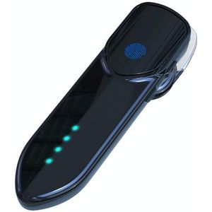 V19S Bluetooth 5.0 Business Style Fingerprint Touch Bluetooth Earphone(Zwart)