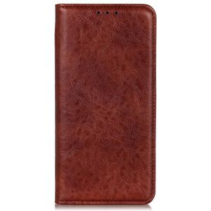 For Sony Xperia 5 II Magnetic Crazy Horse Texture Horizontal Flip Leather Case with Holder & Card Slots & Wallet(Brown)