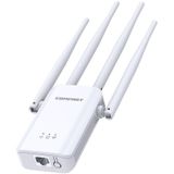 Comfast CF-WR304S 300M 4 Antenna Wireless Repeater High-Power Through-Wall WIFI Signal Amplifier  Specification:EU Plug