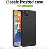 Voor iPhone 15 MOFI Fandun-serie Frosted pc Ultradunne all-inclusive telefoonhoes